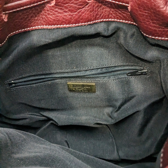 Vintage Neiman Marcus Red Leather Bag - Picture 4 of 5